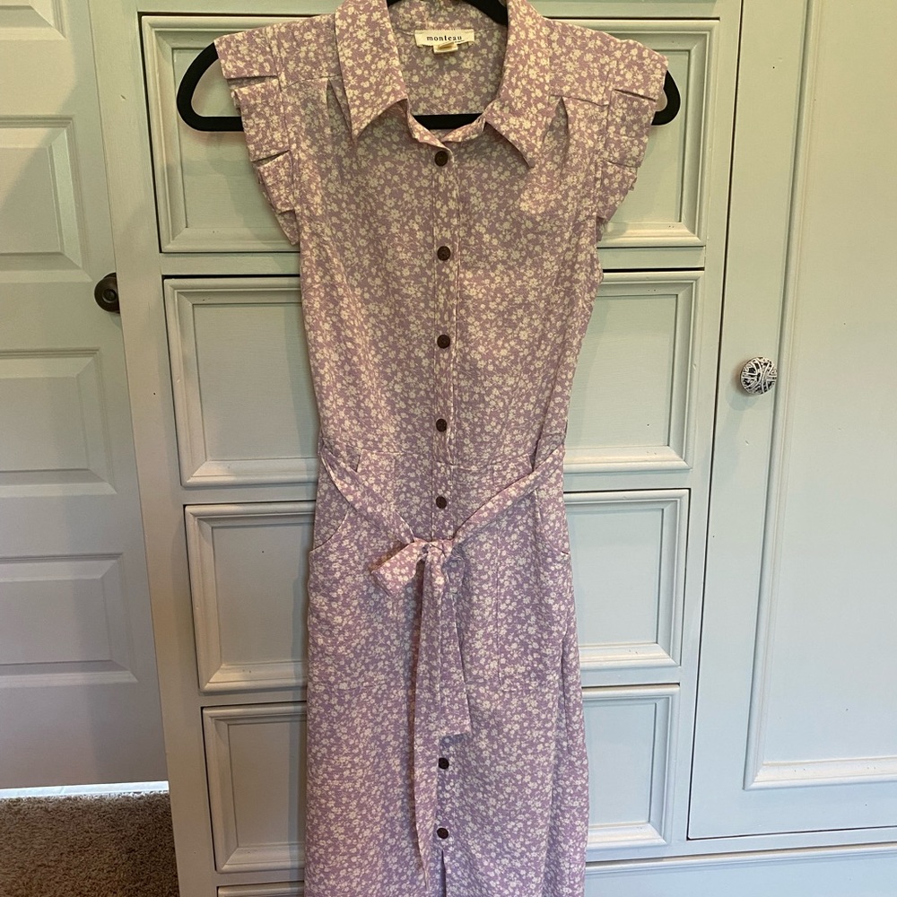 Floral lilac dress
